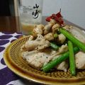 ダイナマイト漆黒's cooksnap of when they made 鶏なんこつとニンニクの芽のペペロン炒め.
