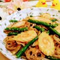 ももちゃんのれしぴ's cooksnap of when they made レンコンとなるとの甘辛オイスター炒め☆.