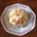かよばぁ's cooksnap of when they made パパッと簡単ランチ♡パラパラ炒飯.