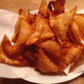 クックZZ9N6Y☆'s cooksnap of when they made ワンタンの皮でチーズ揚げ.