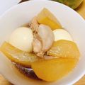 ○・ω・○はむはむ's cooksnap of when they made 大根、鶏もも肉、ゆで卵の煮込み照り焼き.