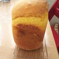 ラリー＆サラ's cooksnap of when they made やわやわ～♪HBでかぼちゃ食パン.