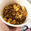 わお！'s cooksnap of when they made ♡簡単納豆スクランブルエッグ♡1歳離乳食.