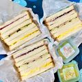 ふたごゆき's cooksnap of when they made サンドイッチ３種類♡.