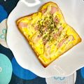 ふたごゆき's cooksnap of when they made ゆで卵でホットトースト.