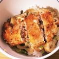 タカタカタタン's cooksnap of when they made 豚こまでカツ丼！簡単節約カツ丼♪.