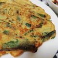 hammarr's cooksnap of when they made 糖質オフ☆大豆粉でチヂミの生地.