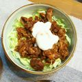 M130018's cooksnap of when they made 豚バラで 旨辛焼肉丼.