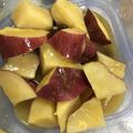 yukari23n's cooksnap of when they made さつまいも＊オレンジジュース煮.