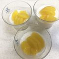 りりらっち's cooksnap of when they made 冷たいデザート♪桃のミルクプリン☆.