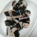 miyoopy's cooksnap of when they made 手掴み食べに！超簡単スティックおにぎり.