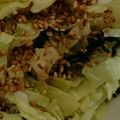 こびぃ。's cooksnap of when they made ビールの供！キャベツと塩昆布のごま油和え.
