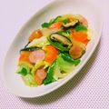 まあまま☆0403's cooksnap of when they made キャベツとウインナーの炒め煮.