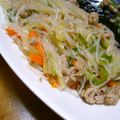なっちゃん３１１'s cooksnap of when they made ご飯がすすむ♥野菜たくさん春雨中華炒め.