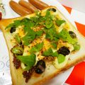 お魚キッチン's cooksnap of when they made 豆・おかか・醤油麹のトースト.