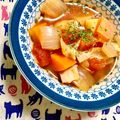 ふたごゆき's cooksnap of when they made 厚切りベーコンと野菜たっぷりトマトスープ.