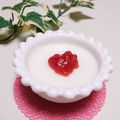 めみたん☆'s cooksnap of when they made ぷるぷるミルクゼリーアヲハタジャム添え.
