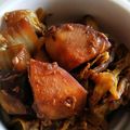 銀河のうさぎ's cooksnap of when they made さつまいもと白菜のピリッと炒め煮.
