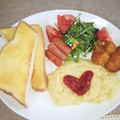 ＊coron＊'s cooksnap of when they made コーンスープの素で☆玉子焼き風.