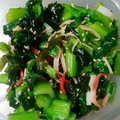 くー太郎まま's cooksnap of when they made 小松菜とわかめの和え物.
