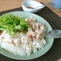 あず7225's cooksnap of when they made 塩麹さんでシンガポールチキンライス♡.