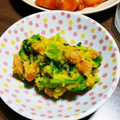 クックS3KLCL☆'s cooksnap of when they made かぼちゃとほうれん草の緑黄サラダ！.