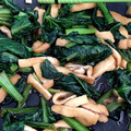 クックP7P5QW☆'s cooksnap of when they made 小松菜と油揚げの炒め煮.