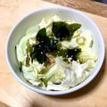 ロイヤルミルク♪'s cooksnap of when they made 簡単！ワカメとキャベツのチョレギ風サラダ.