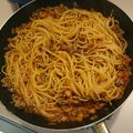 コタヒメ's cooksnap of when they made ミートソース風ワンポットパスタ.