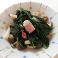 ゆずずママ's cooksnap of when they made ちぢみほうれん草としめじのバター醤油炒め.