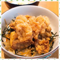 nakamucchi's cooksnap of when they made 一緒にほおばると幸せ！きんぴら唐揚げ丼.