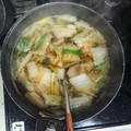 Yongren's cooksnap of when they made 白菜の中華風スープ.