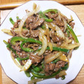 ピクミン☆K's cooksnap of when they made 我が家の青椒肉絲☆.