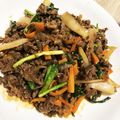 Cookingパパ’'s cooksnap of when they made 牛細切れ肉で☆ニンニクコチュジャン炒め☆.