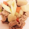 クックCU2ZKS☆'s cooksnap of when they made じゃがじゃない肉じゃが～里芋と長ねぎで～.