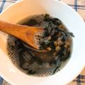 yuuuuu33's cooksnap of when they made 簡単！納豆入りワカメスープ.