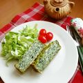 irharuka's cooksnap of when they made ほうれん草とリコッタチーズのケークサレ.
