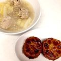 クックT1SQAS☆'s cooksnap of when they made 少し中華風！豚ひき肉のレンコンはさみ焼き.