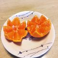 take♪aki♪'s cooksnap of when they made 簡単かわいい花みかん飾り切りカットお弁当.