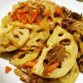 J・0505's cooksnap of when they made 牛肉とれんこんのきんぴら.