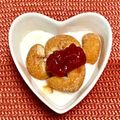 にきけん's cooksnap of when they made ヨーグルトに、冷凍ドーナツ&ジャム♪.