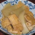 料理父さん's cooksnap of when they made 大根と油揚げの含め煮.