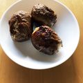 marica猫's cooksnap of when they made ころころ♪牛肉巻きおにぎり.