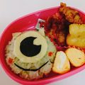 ヴァリィママ's cooksnap of when they made 子供&旦那様のキャラ弁マイク&サリー.