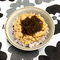 ♧ぴの字♧'s cooksnap of when they made 簡単！ヘルシー！もずく納豆ごはん丼.