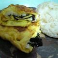 まな姫's cooksnap of when they made くろまめ風のりまきたまごやき☆.