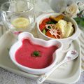 ダヤンCafé's cooksnap of when they made 塩酒粕と豆乳で♪ビーツのポタージュスープ.