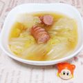 yukiwanko's cooksnap of when they made 入れて煮るだけ！白菜の簡単コンソメスープ.