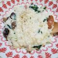 ぐみぐみさやか's cooksnap of when they made もち麦ごはんで☆きのこリゾット.