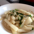 リサガスだいすき's cooksnap of when they made 大根と大根の葉のわさび醤油炒め.